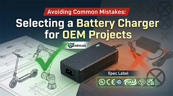 Common Mistakes When Selecting a Battery Charger for OEM Projects