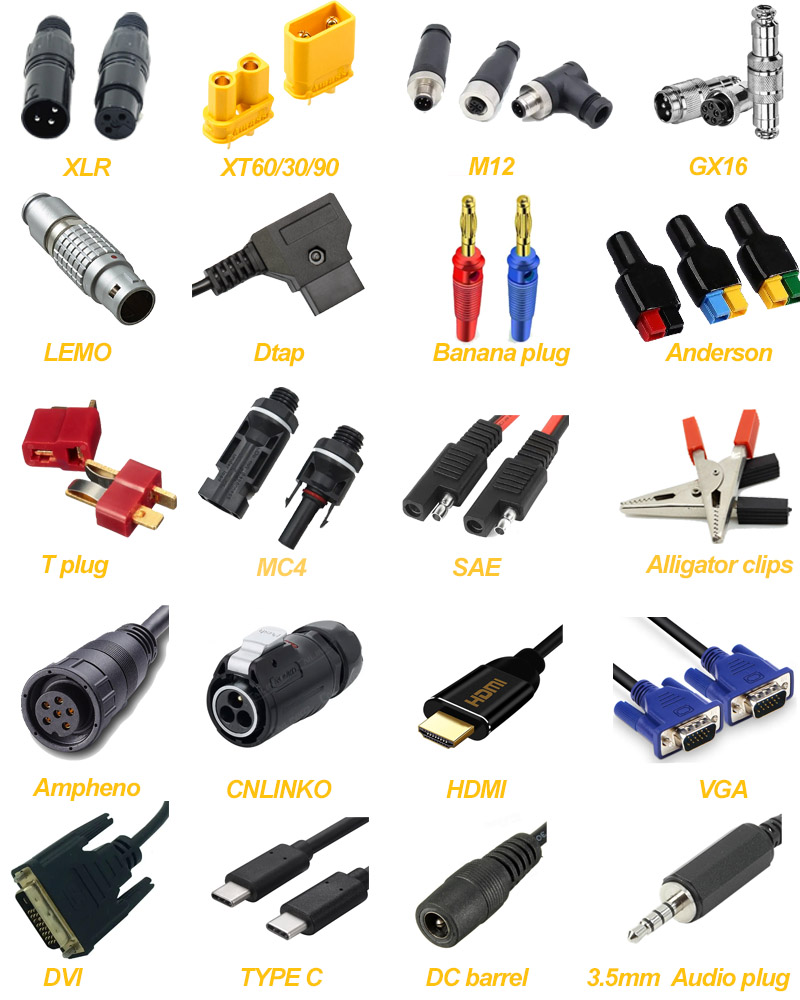 50.4V 4A charger connectors