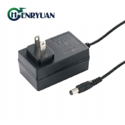 UL FCC listed American US plug lithium ion battery 12.6V 0.5A charger adapter